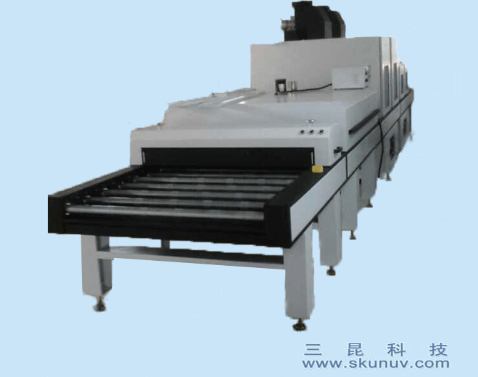 UV光油、UV油墨、皱纹、冰花、雪花效果的UV光固化机SK-206-1050Z